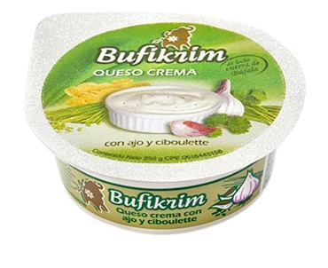 Queso crema Ajo y Ciboulette